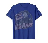 Star Wars Han Solo Scruffy Nerf Herder Camiseta, Hombre, Azul Real, M