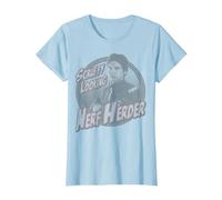 Star Wars Han Solo Scruffy Nerf Herder Camiseta, Mujer, Azul Bebé, L