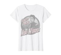 Star Wars Han Solo Scruffy Nerf Herder Camiseta, Mujer, Blanco, XS