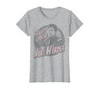Star Wars Han Solo Scruffy Nerf Herder Camiseta, Mujer, Gris Jaspeado, L