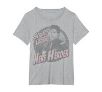 Star Wars Han Solo Scruffy Nerf Herder Camiseta, Mujer Tallas Grandes, Gris Jaspeado, 3XL Grande