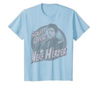 Star Wars Han Solo Scruffy Nerf Herder Camiseta, Niños, Azul Bebé, 3 años