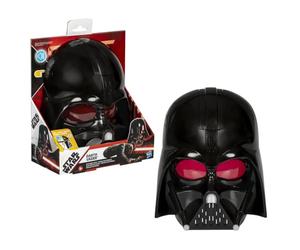 Star Wars Hasbro, Darth Vader, Máscara Electrónica, Frases y Efectos de Sonido, Color Negro, Cosplay, Juguetes de Superhéroes para Niños y Niñas de 5 Años