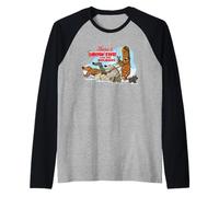 Star Wars Holiday Chewbacca Dog Walker Snow Funny Christmas Camiseta Manga Raglan