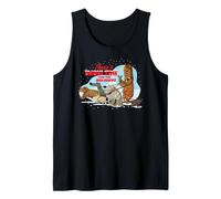 Star Wars Holiday Chewbacca Dog Walker Snow Funny Christmas Camiseta sin Mangas
