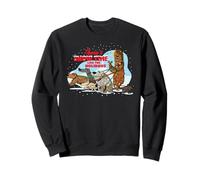 Star Wars Holiday Chewbacca Dog Walker Snow Funny Christmas Sudadera
