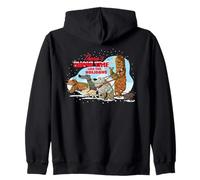 Star Wars Holiday Chewbacca Dog Walker Snow Funny Christmas Sudadera con Capucha