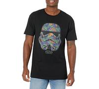 Star Wars Humid Helmet Graphic T-Shirt Camiseta, Negro, L para Hombre