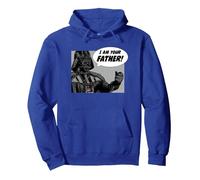 Star Wars I Am Your Father Padre Papá Sudadera con Capucha, Unisex para Adultos, Azul Real, XXL
