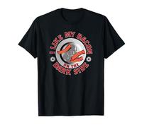 Star Wars I Like My Bacon On The Dark Side Darth Vader Logo Camiseta