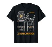 Star Wars Imperial Tie Fighter Schematic Blueprint Camiseta
