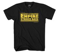 Star Wars Imperio Strikes Espalda 40th Aniversario Logo Adulto Camiseta