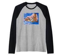 Star Wars In A Galaxy Fur Fur Away Chewbacca & Dogs Camiseta Manga Raglan
