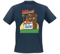 Star Wars It's A Snack! Hombre Camiseta Azul Marino 100% algodón Regular