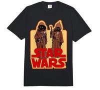 Star Wars Jawas Posing Vintage Sticker Graphic T-Shirt Comfort Colors Adult Heavyweight T-Shirt