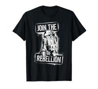 Star Wars Join The Rebellion R2-D2 Spray Paint Template Art Camiseta