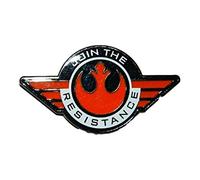Star Wars Join The Resistance Rebel - Pin de metal esmaltado para disfraz, Metal, No es una piedra preciosa
