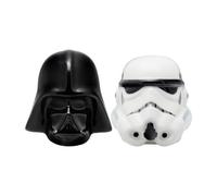 Star Wars - Juego de salero y pimentero con licencia oficial de Disney Stormtrooper y Darth Vader para decoración de cocina y hogar, regalo de inauguración de la casa para fanáticos de las películas,