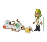 Star Wars - Kai Brightstar - Figura y Moto Speeder - Figuras y vehículos a Escala de 10 cm - Juguetes Juguetes para niños pequeños