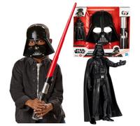 Star Wars Kit Darth Vader Dark Side Sable de luz, máscara y Figura de 15cm para niños a Partir de 5 años