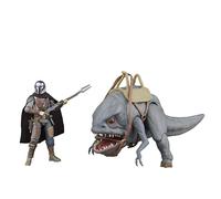Star Wars La colección Vintage, Blurrg & The Mandalorian, Star Wars: The Mandalorian, Pack Doble de Figuras de acción de 9,5 cm