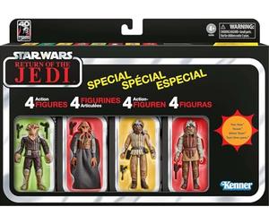 Star Wars - La colección Vintage - Habitantes de la Corte de Jabba Retorno del Jedi - Pack de 4 Figuras coleccionables de 9,5 cm - A Partir de 4 años