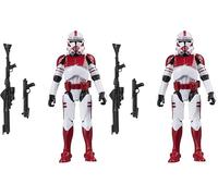 Star Wars La colección Vintage, Imperial Shock Trooper, The Clone Wars, Figura Premium de 9,5 cm (Paquete de 2)