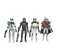 Star Wars La colección Vintage - The Bad Batch - Empaque Especial de 4 Figuras a Escala de 9,5 cm - Edad: a Partir de 4 años