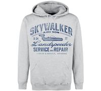 Star Wars Landspeeder Repair - Vintage Hombre Sudadera con Capucha Gris/Melé