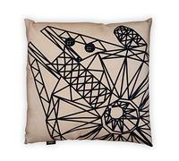 Star Wars Large Throw Pillow | Millennium Falcon Pattern | 25 x 25 Inches