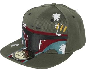 Star Wars Legend Icon Officielle Gorra de béisbol Snapback con Casco de Boba Fett - Unisex | Gorra Ajustable con Visera | Streetwear, Talla única, Verde