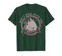 Star Wars Leia Don't Mess with The Princess Graphic - Camiseta Camiseta, Hombre, Verde Bosque, S