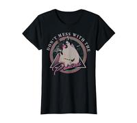 Star Wars Leia Don't Mess with The Princess Graphic - Camiseta Camiseta, Mujer, Negro, S