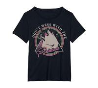 Star Wars Leia Don't Mess with The Princess Graphic - Camiseta Camiseta, Mujer Tallas Grandes, Negro, 5XL Grande