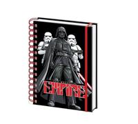 Star Wars - Libreta de Anillas A5 Dark Side (21 cm x 15,5 cm x 1,8 cm) (Negro, Rojo, Blanco)