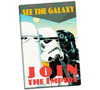 Star Wars lienzo de propaganda decorativo de 30 x 50,8 cm tamaño grande, Soldados Imperiales