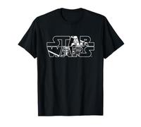 Star Wars Light vs Dark White Camiseta