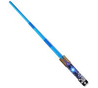 Star Wars Lightsaber Forge, Kyber Core, Jedi Master Sol, Sable de Luz Azul Personalizable de Juguete, Accesorio para Disfraz, Niños y Niñas de 4 Años o Más