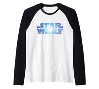 Star Wars Logo Jump to Lightspeed Hyperspace Camiseta Manga Raglan