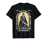 Star Wars Lord Vader Welcome To The Dark Side Chest Poster Camiseta