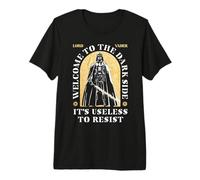 Star Wars Lord Vader Welcome To The Dark Side Chest Poster Camiseta Premium