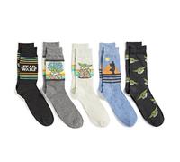 STAR WARS Mandalorian Men's 5 Pack Crew Socks