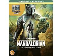 Star Wars Mandalorian Season 3 4K UHD + Blu ray Steelbook (Disney+ Original) (includes artcards) [Blu-ray] [Region Free]