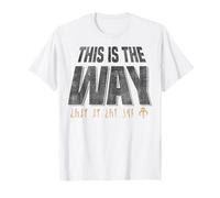 Star Wars Mandalorian This Is The Way Gold Mando'a Camiseta