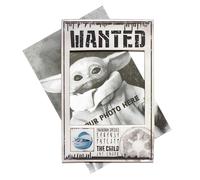 Star Wars, Marco de fotos magnético de Baby Yoda «Wanted» de «The Mandalorian»