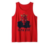 Star Wars Maul Shadow Lord Dark Side Maul Spray Paint Text Camiseta sin Mangas