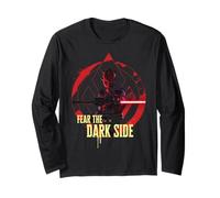 Star Wars Maul Shadow Lord Fear The Dark Side Lightsaber Manga Larga