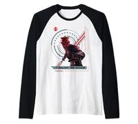Star Wars Maul Shadow Lord It Must Be Done Maul Reaching out Camiseta Manga Raglan