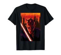 Star Wars Maul Shadow Lord Sith Lord In Front of Cityscape Camiseta