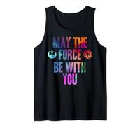 Star Wars May The Force Be With You Rebel And Empire Logo Camiseta sin Mangas